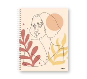 Caderno Wire-o Capa Dura Rabisco Coleção Mulheres (Diversos tamanhos) 02