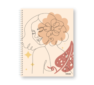 Caderno Wire-o Capa Dura Rabisco Coleção Mulheres (Diversos tamanhos) 03