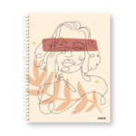 Caderno Wire-o Capa Dura Rabisco Coleção Mulheres (Diversos tamanhos) 04