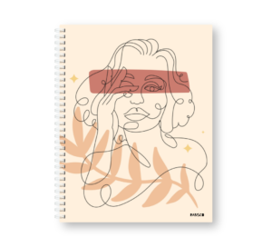 Caderno Wire-o Capa Dura Rabisco Coleção Mulheres (Diversos tamanhos) 04