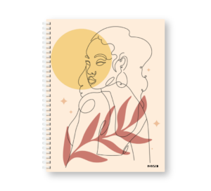 Caderno Wire-o Capa Dura Rabisco Coleção Mulheres (Diversos tamanhos) 05