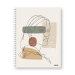 Caderno Wire-o Capa Dura Rabisco Coleção Mulheres (Diversos tamanhos) 06