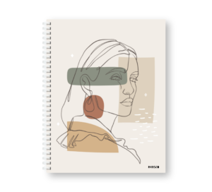 Caderno Wire-o Capa Dura Rabisco Coleção Mulheres (Diversos tamanhos) 06