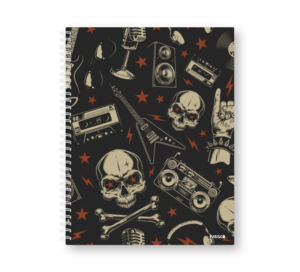 Caderno Wire-o Capa Dura Rabisco (Diversos tamanhos) Rock