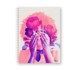 Caderno Wire-o Capa Dura Rabisco (Diversos tamanhos) Mulher Aquarela