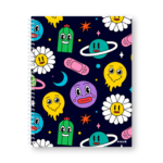 Caderno Wire-o Capa Dura Rabisco (Diversos tamanhos) Emoji