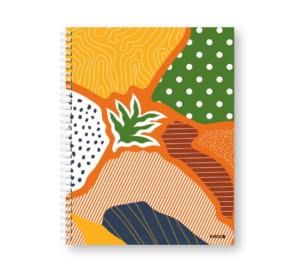 Caderno Wire-o Capa Dura Rabisco (Diversos tamanhos) Estampa Orgânica 02