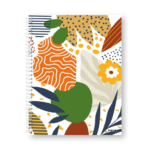 Caderno Wire-o Capa Dura Rabisco (Diversos tamanhos) Estampa Orgânica